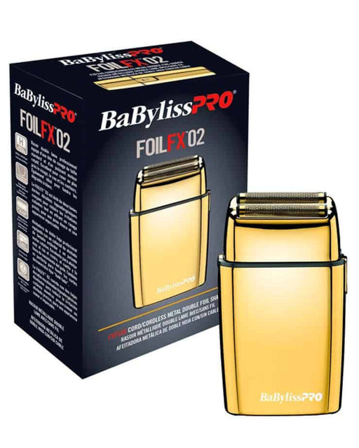 Afeitadora De Cabello Babyliss Pro Foil Fx02 Inalambrica-Gold FXFS2B caja