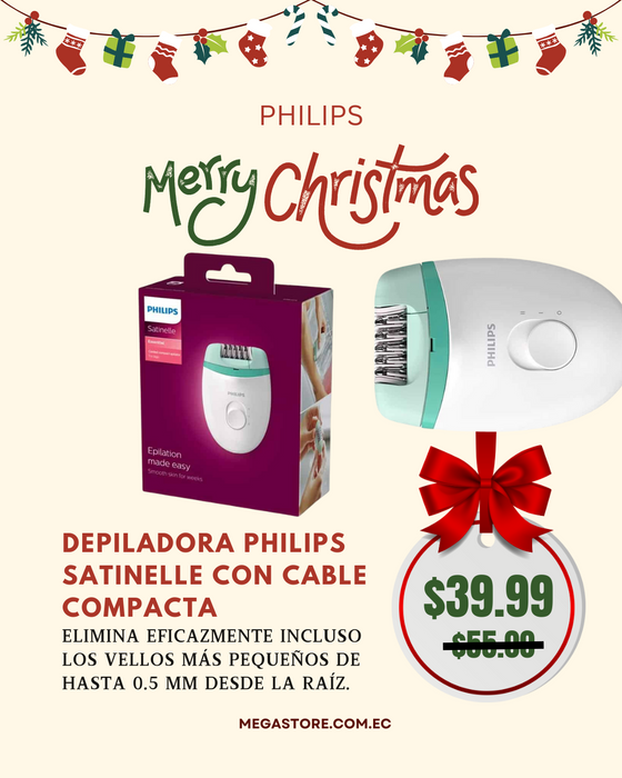 Depiladora Philips Satinelle Con Cable Compacta