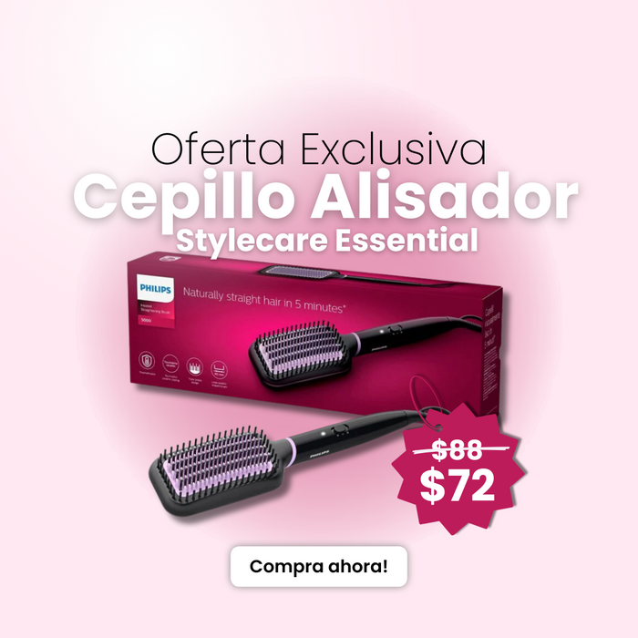 Cepillo Philips Para Alisar Con Calor Stylecare Essential