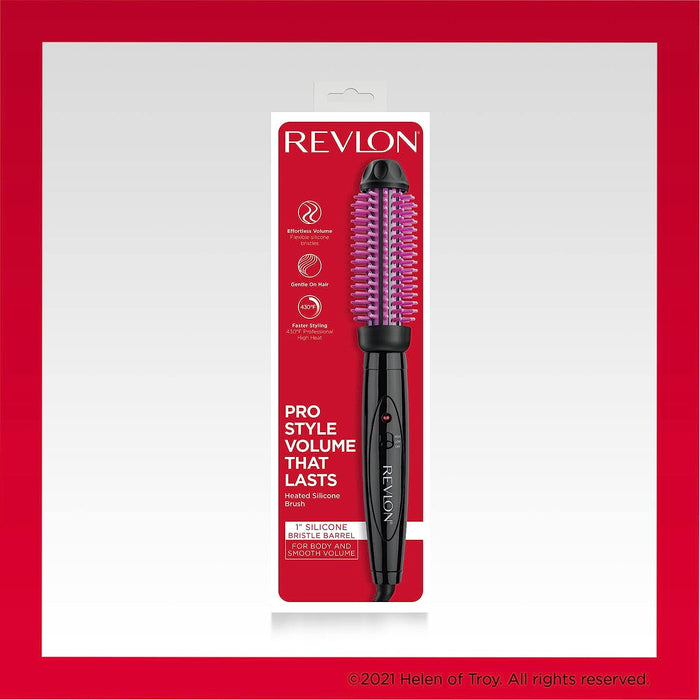 Revlon Cepillo Térmico de Silicona para Rizos Duraderos de 1" - MegaStore