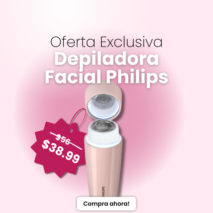 Depiladora Facial Philips Serie 5000 BRR454/00 - Piel Luminosa