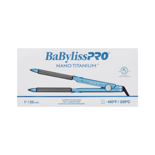 BaBylissPRO Nano Titanium™ 1" Curved Styling Iron - Plancha y Rizador - MegaStore