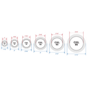 Set de Cepillos Olivia Garden Ceramic + Ion Speed XL (2", 2-3/8", 3") - MegaStore