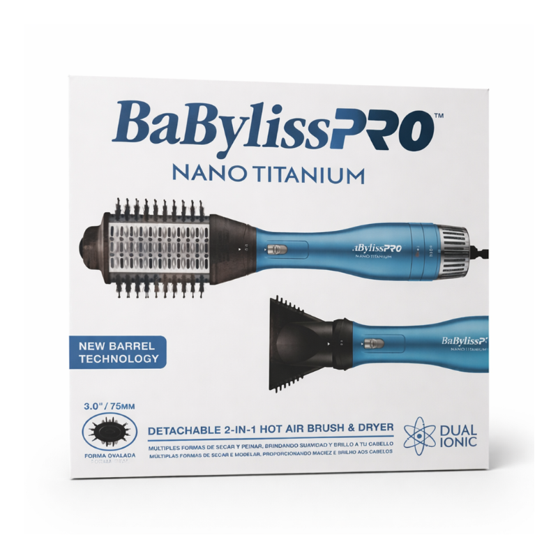 Cepillo Secador BaBylissPRO 2 EN 1 Desmontable 3" - MegaStore