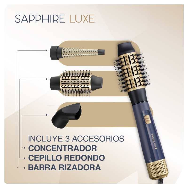 Cepillo de Aire y Multiestilizador Remington Sapphire Luxe