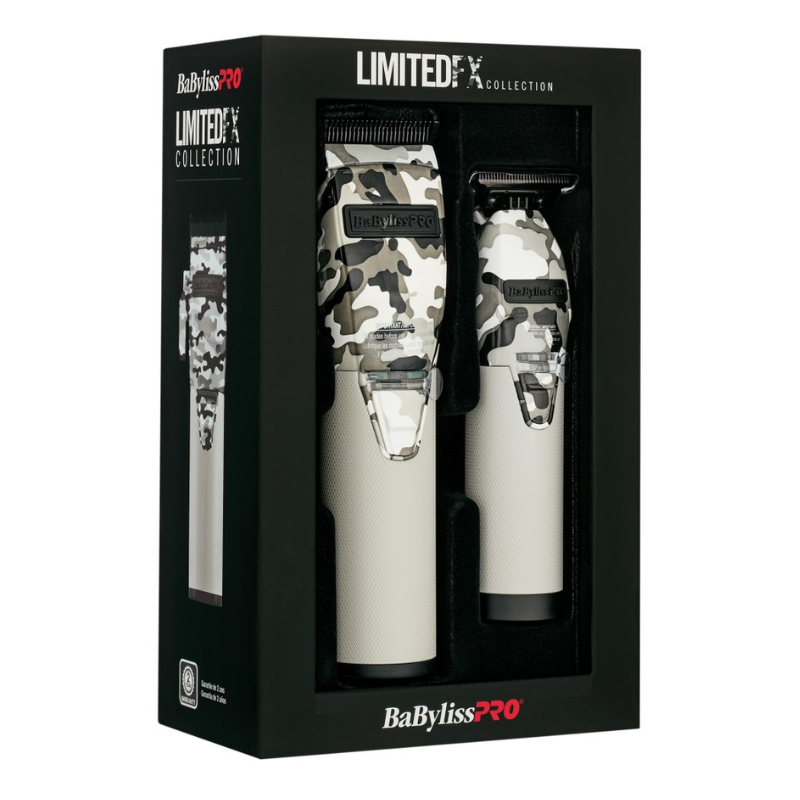 Cortadora Y Patillera BabylissPro Edición Limitada Camo Metal Lithium - MegaStore