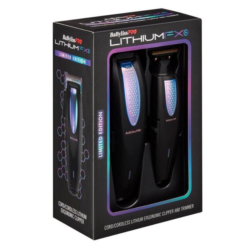 Cortadora y Patillera BabylissPro LithiumFX+ Edición Limitada Iridescent Collection - MegaStore