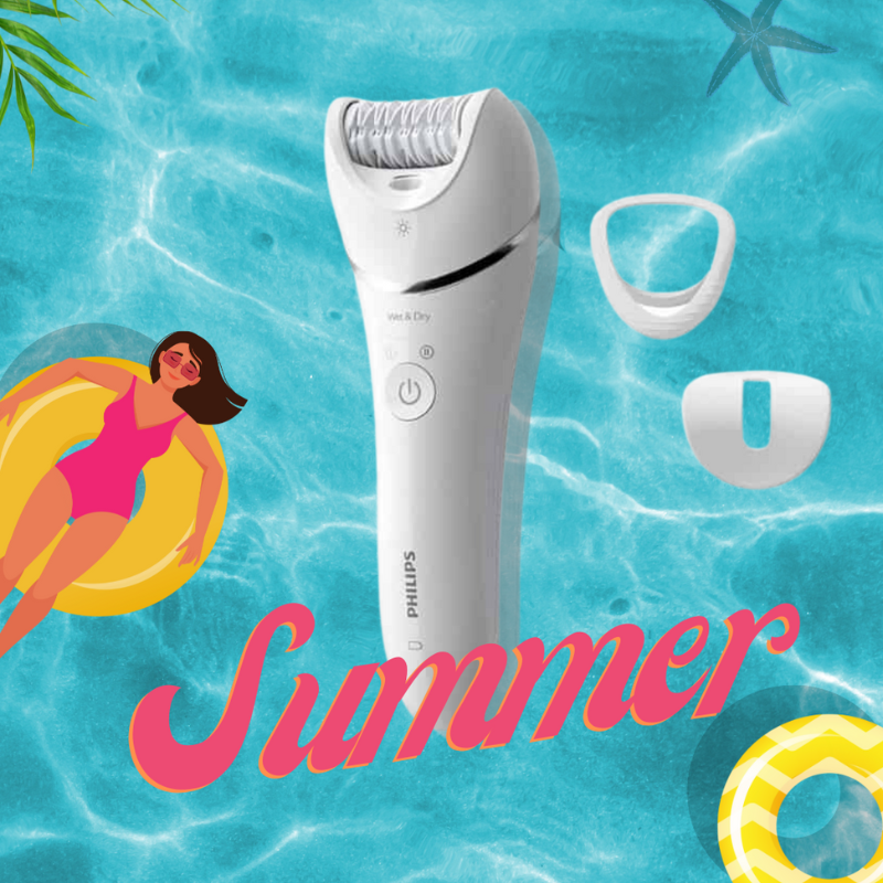 Depiladora Philips Eléctrica Series 8000 Húmedo Y Seco - MegaStore