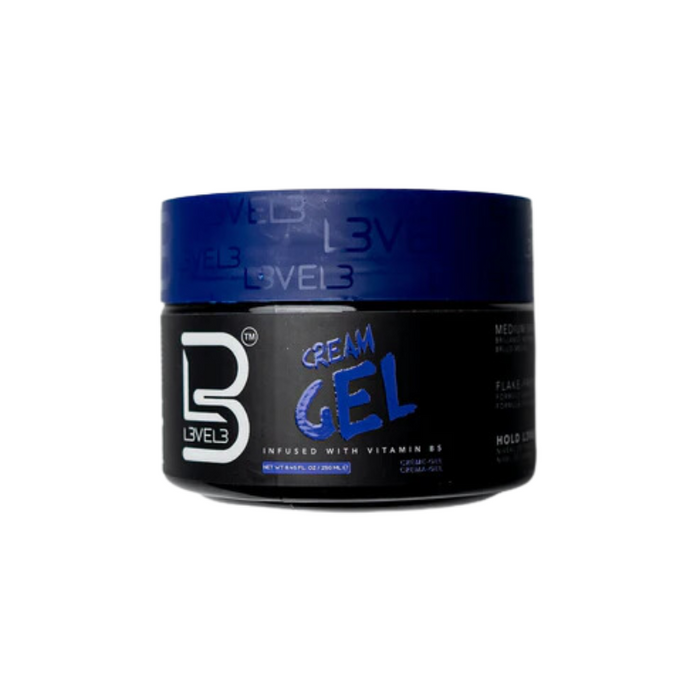 Gel Crema para Cabello Level3- Fijación y Estilo Natural 250ML