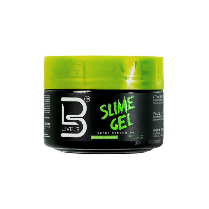 Gel Slime para Estilizado del Cabello Masculino Level3 - Alta Fijación 250ML