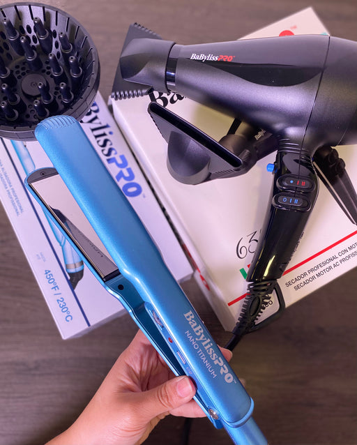 Combo Profesional Babyliss Secador 6300 + Plancha 1-1-4″ - MegaStore