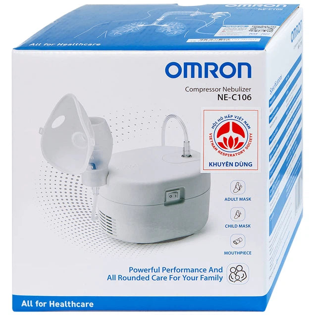 Nebulizador de Compresor Omron NE-C106 - Terapia Eficaz y Segura - MegaStore