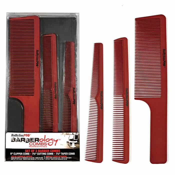 Set 3 Peines De Baberia Babyliss Barberology - MegaStore