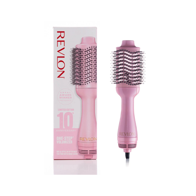 Revlon Cepillo Secador y Voluminizador One Step | Edición Rosa - MegaStore