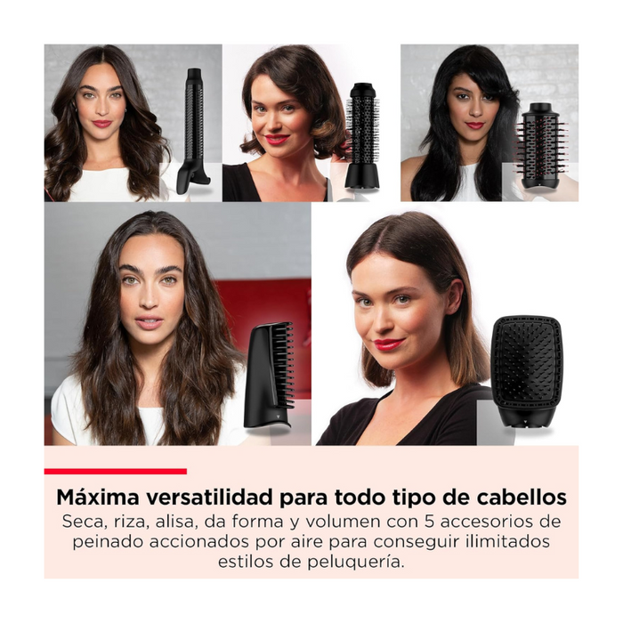 Revlon One-Step Multi Styler 5 en 1 | Secador, Alisador y Rizador en un Solo Paso