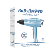 Secador Compacto BaBylissPRO Nano Titanium 1200 Watts Plegable e Iónico - MegaStore