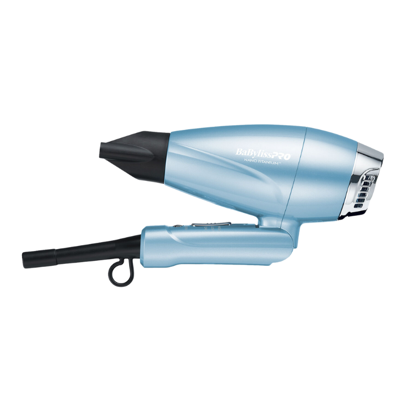 Secador Compacto BaBylissPRO Nano Titanium 1200 Watts Plegable e Iónico - MegaStore