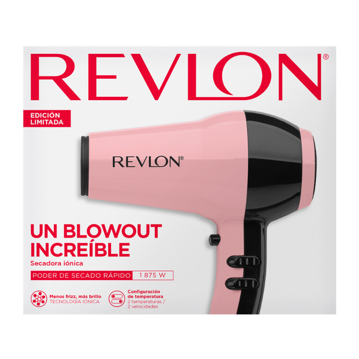 Secadora Revlon Edición Limitada 1875W con Tecnología Iónica