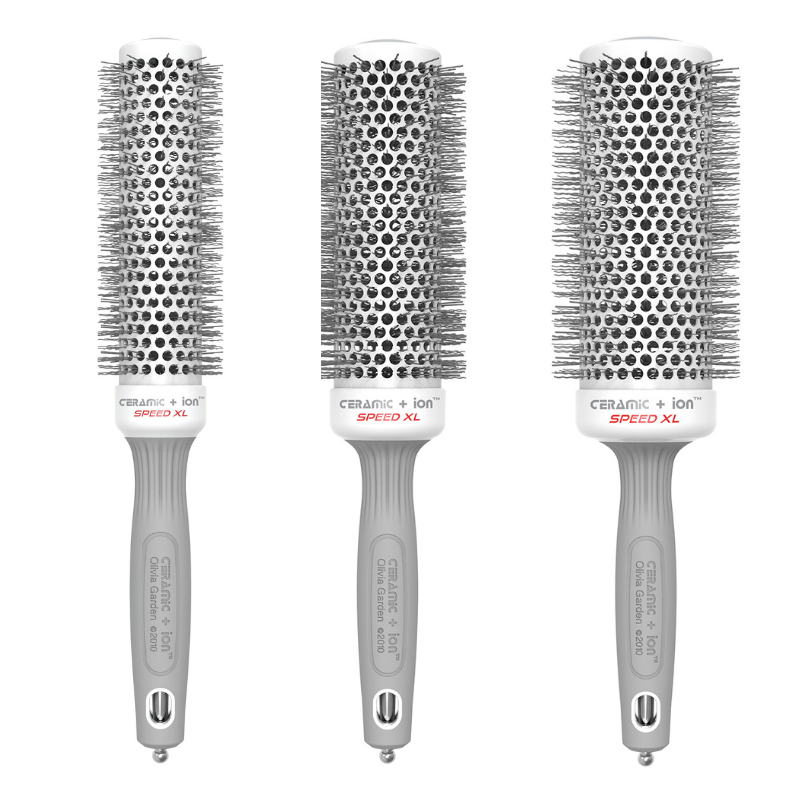 Set de Cepillos Olivia Garden Ceramic + Ion Speed XL (2", 2-3/8", 3") - MegaStore