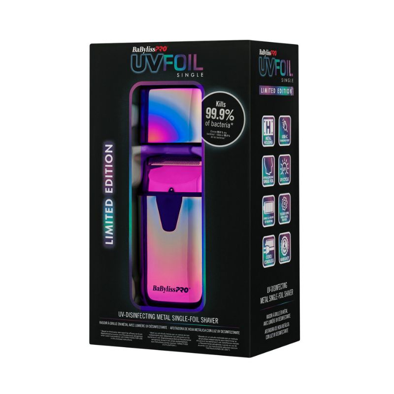 Shaver BaBylissPRO UVFoil Monolámina con Desinfección UV - MegaStore