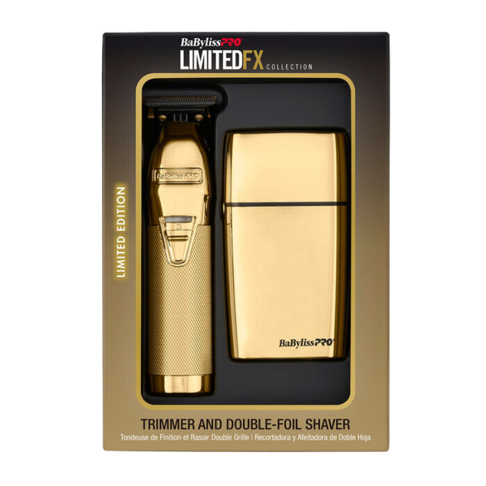 Patillera y Shaver BaBylissPRO® LimitedFX Gold