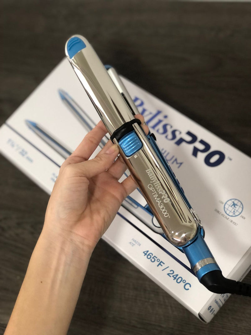 Plancha De Cabello Babyliss Optima 3000 1-1/4" Doble Voltaje - MegaStore