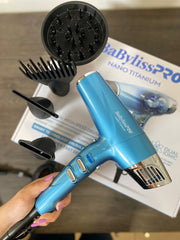 Secadora BabylissPro Iónico Dual Ionic Nano Titanium - MegaStore