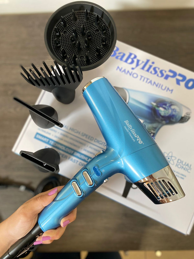 Secadora BabylissPro Iónico Dual Ionic Nano Titanium - MegaStore