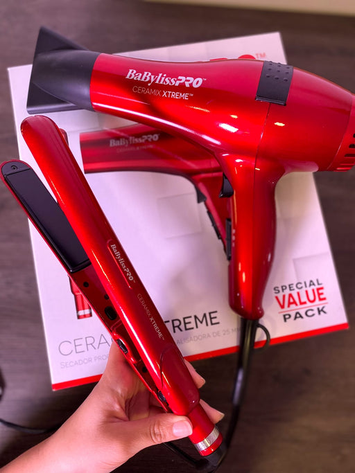 Combo Babyliss Pro Plancha 1'' Y Secadora Ceramix Xtreme - MegaStore