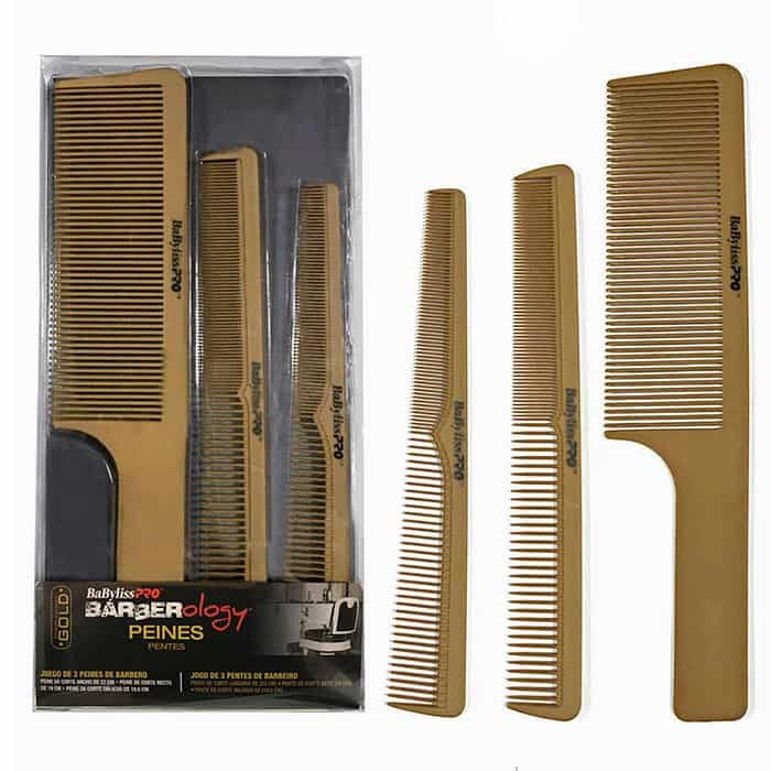 Set 3 Peines De Baberia Babyliss Barberology - MegaStore