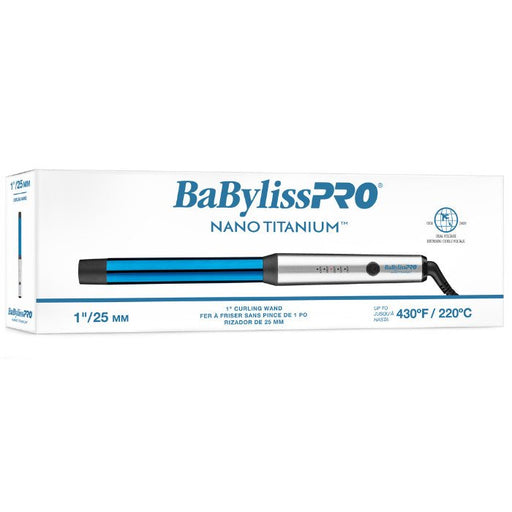 Barril Azul Babyliss Pro Nano Titanium 1 Doble Voltaje