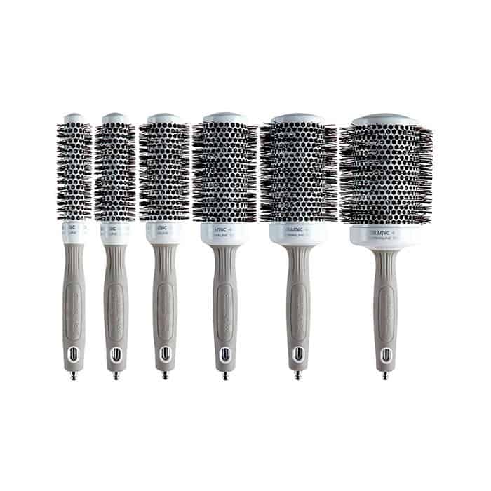 Combo 6 Cepillos Olivia Garden De Peluqueria Ceramica + Ion