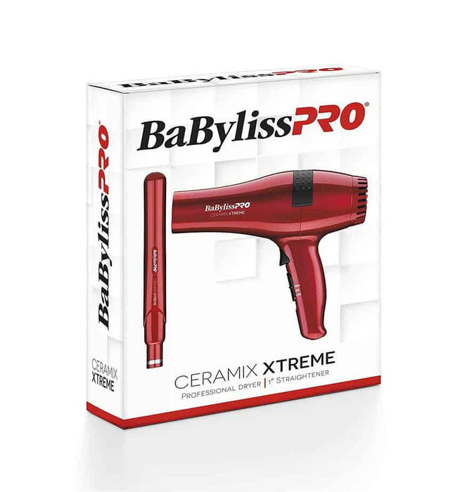 Combo Babyliss Pro Plancha 1'' Y Secadora Ceramix Xtreme CEPP1 Caja