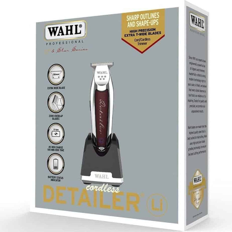 Cortadora De Cabello Wahl Detailer T-Wide 5 Estrellas Li CAJA