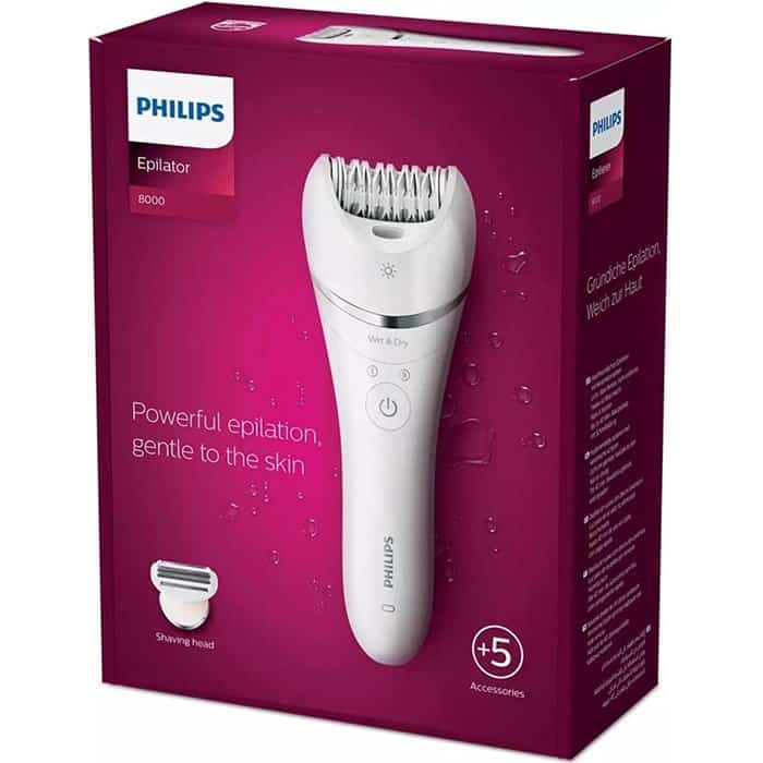 Depiladora Philips Epilator Series 8000 Húmedo Y Seco