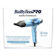 Secador BabylissPro Iónico Dual Alta Velocidad Nano Titanium