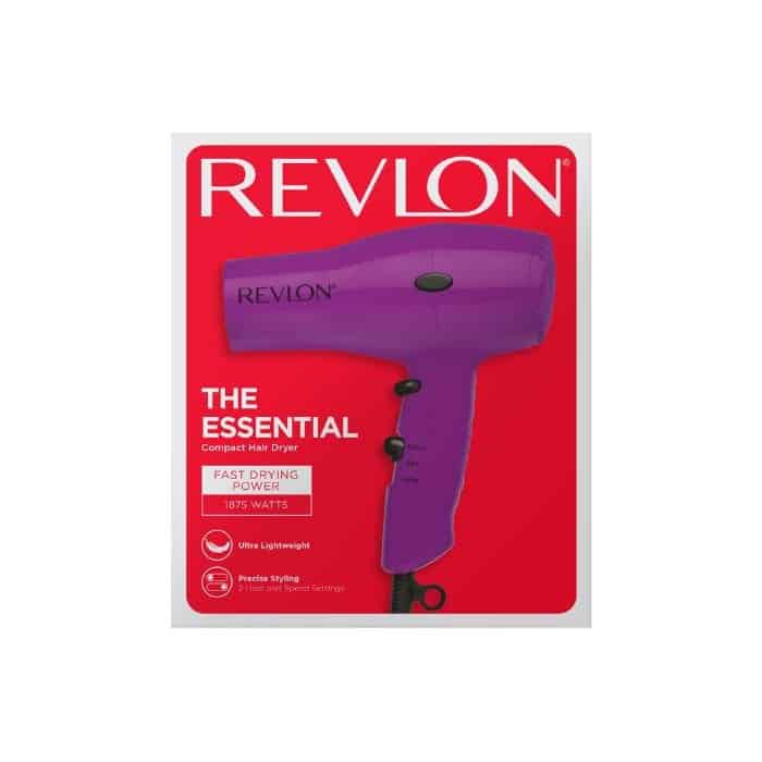 Secadora De Cabello Revlon Essentials Compacto 1875 W CAJA R
