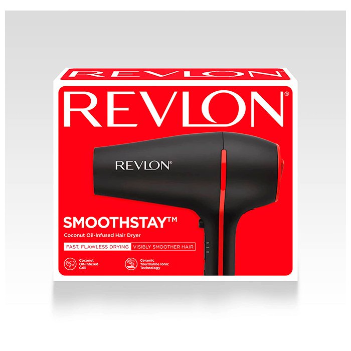 Revlon Secador De Pelo Con Infusión De Aceite De Coco