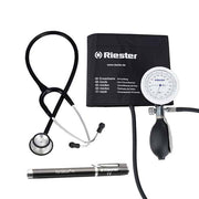 Combo Riester Estetoscopio, Tensiometro Precisa y Linterna Fortelux